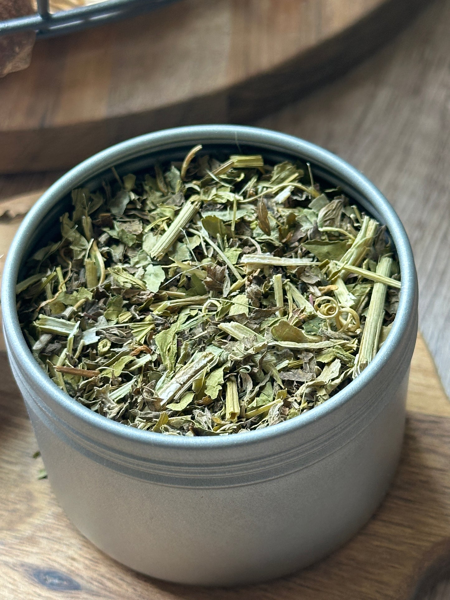 Rest Well Tea Blend – Herbal Sleep & Calm Support with Lemon Balm, Passionflower & Skullcap