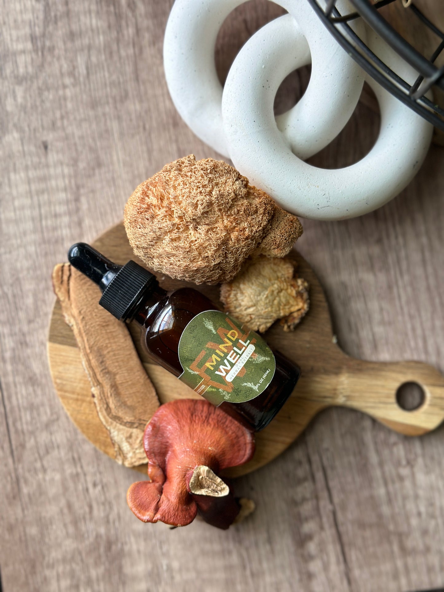 Mind Well Tincture – Dual Extract Lion’s Mane & Reishi for Focus, Mood & Mental Clarity